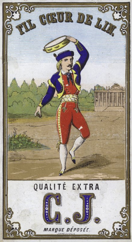 Etykieta dla Fil Coeur de Lin autorstwa French School