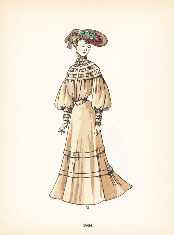 Moda damska, 1904 autorstwa French School