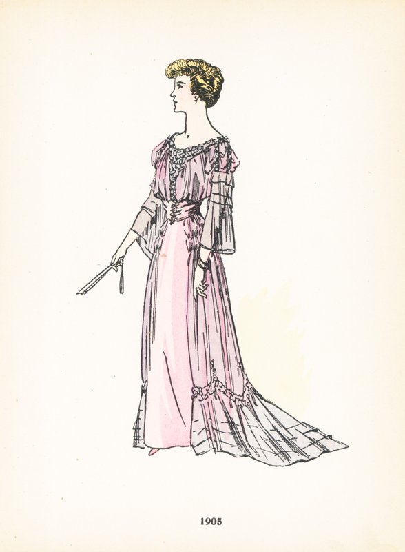 Moda damska, 1905 autorstwa French School