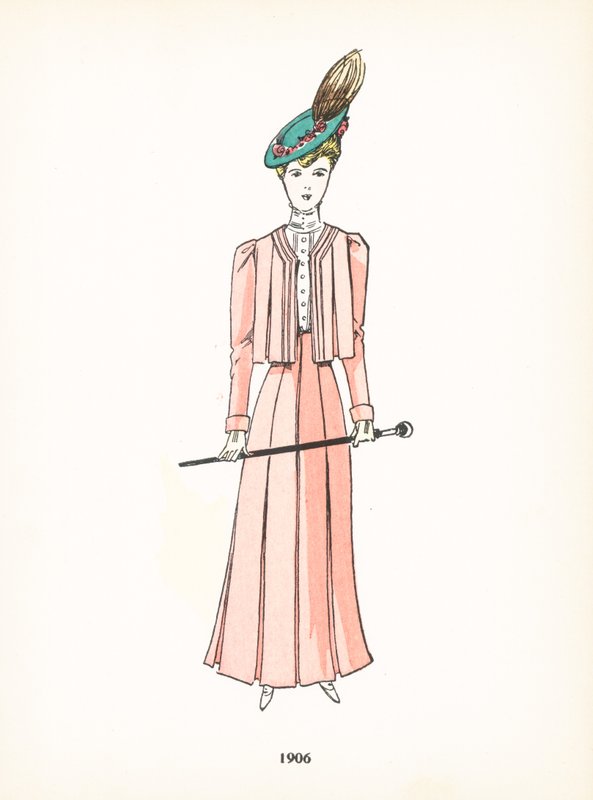 Moda damska, 1906 autorstwa French School