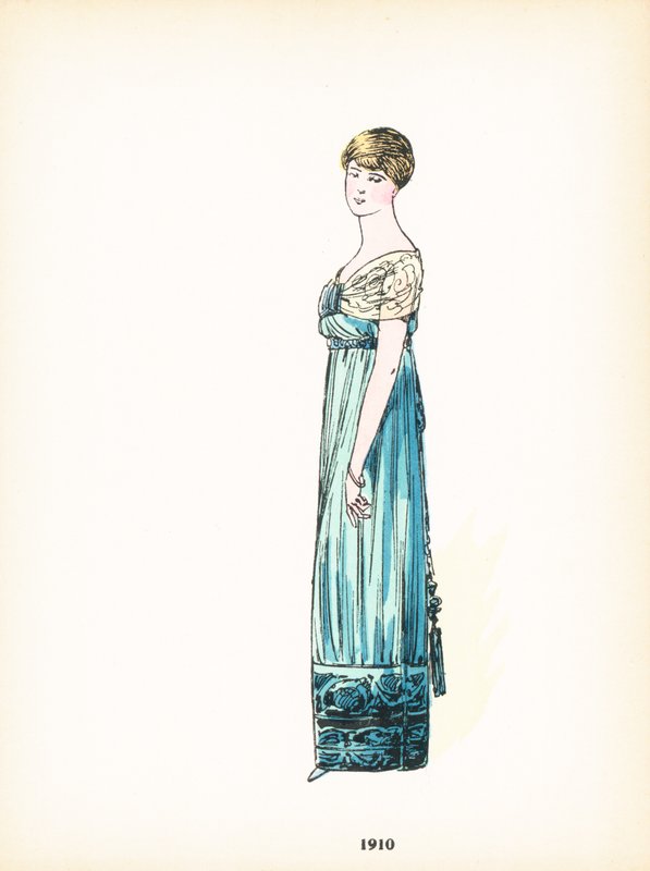 Moda damska, 1910 autorstwa French School