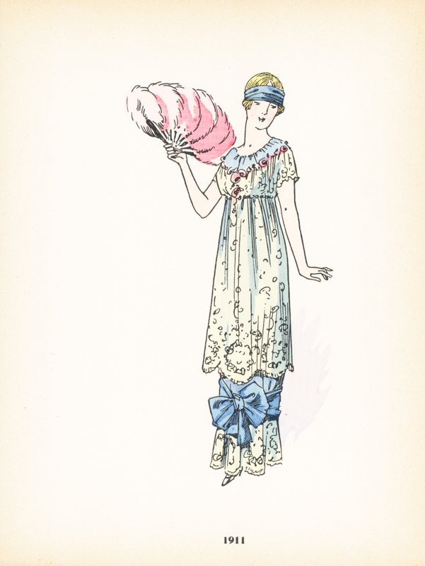 Moda damska, 1911 autorstwa French School
