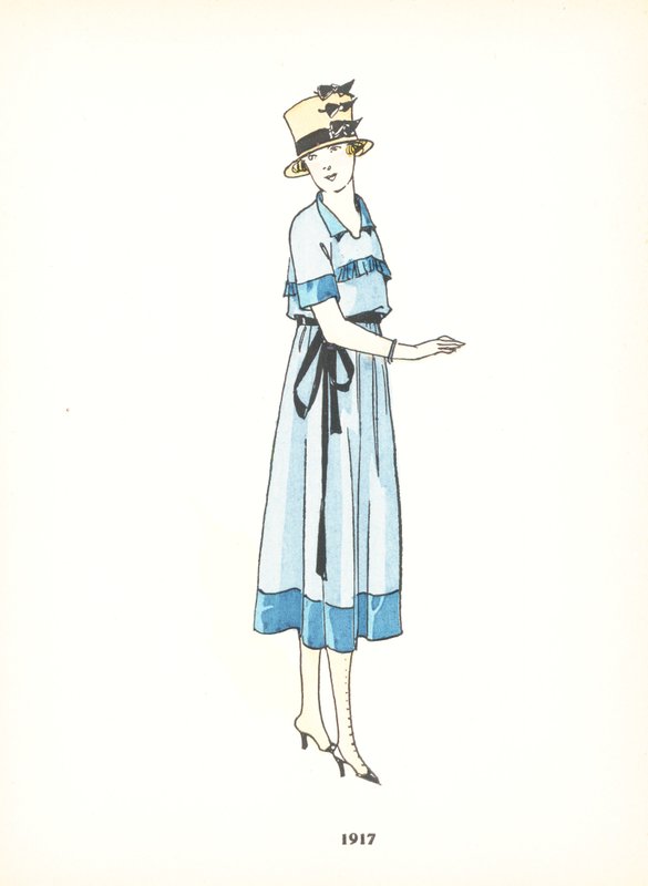 Moda damska, 1917 autorstwa French School
