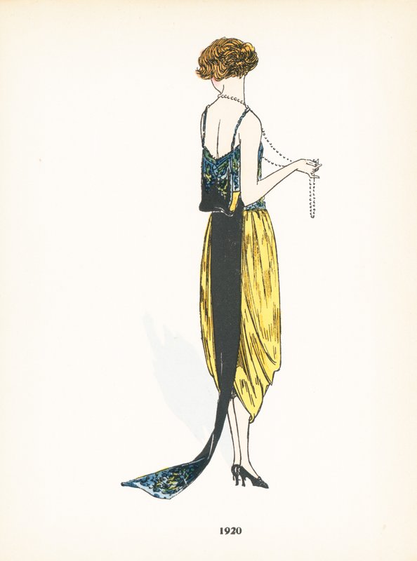 Moda damska, 1920 autorstwa French School