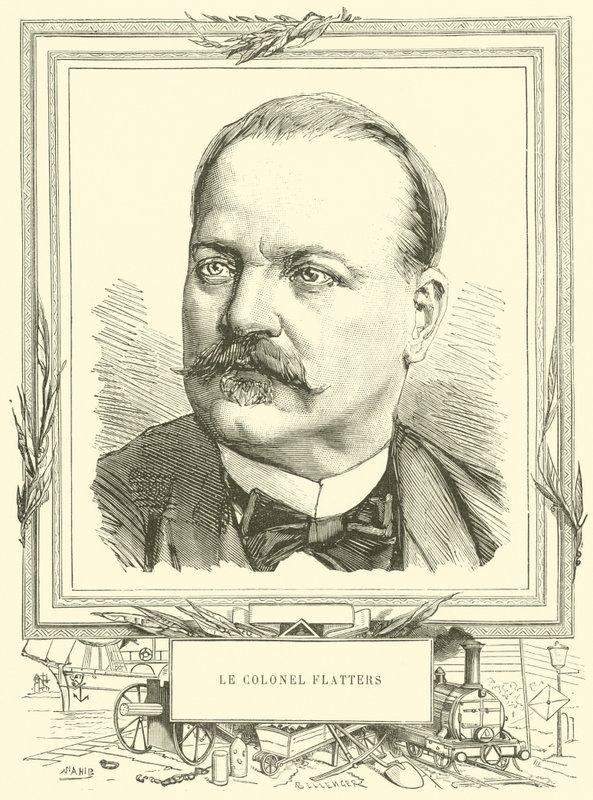 Le Colonel Flatters (grawerowanie) autorstwa French School