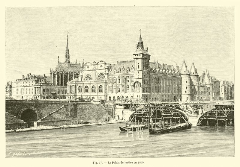 Gmach sądu w 1859 r. autorstwa French School