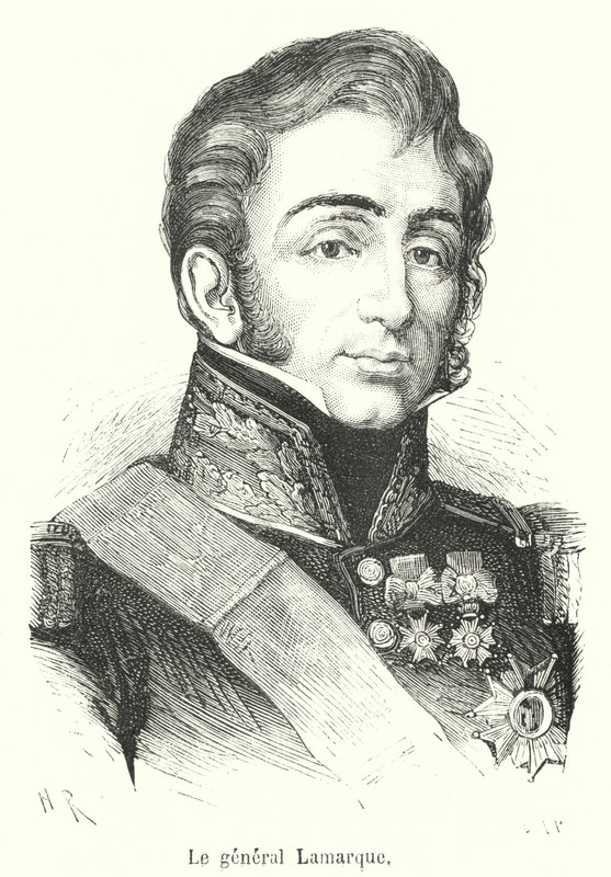 Generał Lamarque (Grawerowanie) autorstwa French School