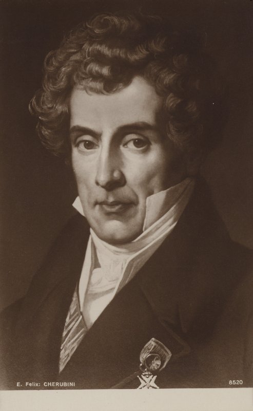 Luigi Cherubini, kompozytor włoski (1760-1842) autorstwa French School