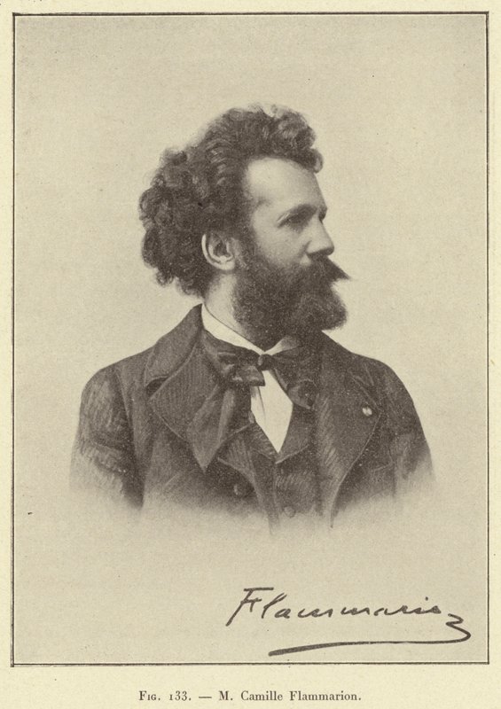 M Camille Flammarion (grawerunek) autorstwa French School