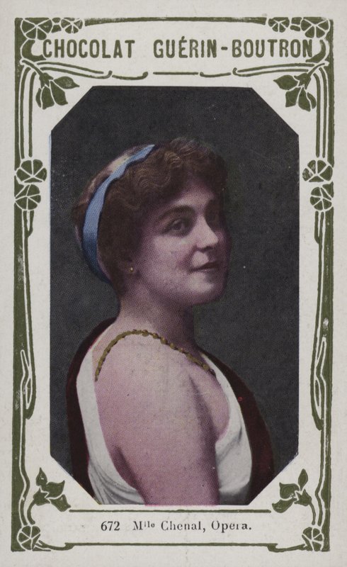 Mademoiselle Chenal, Opera (kolorowe zdjęcie) autorstwa French School