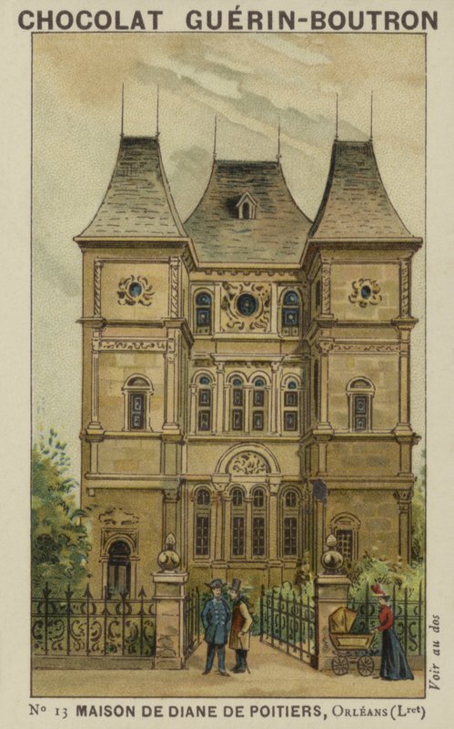 Dom Diany de Poitiers, Orlean, Loiret autorstwa French School