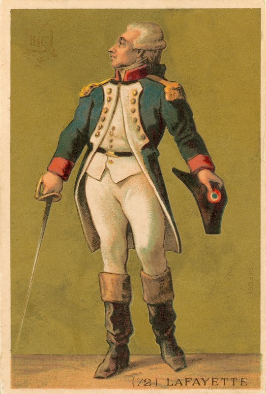 markiz de Lafayette autorstwa French School
