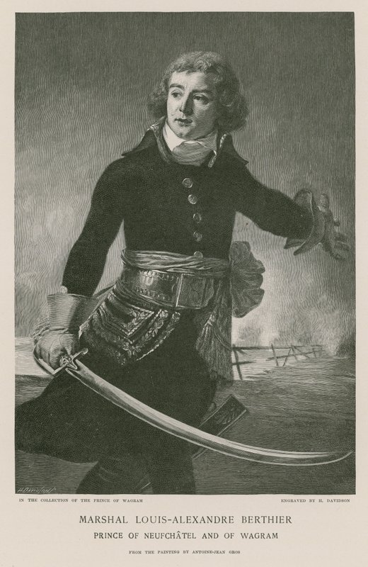 Marszałek Louis-Alexandre Berthier autorstwa French School