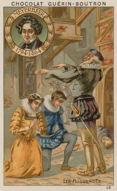 Meyerbeer, Hugenoci autorstwa French School