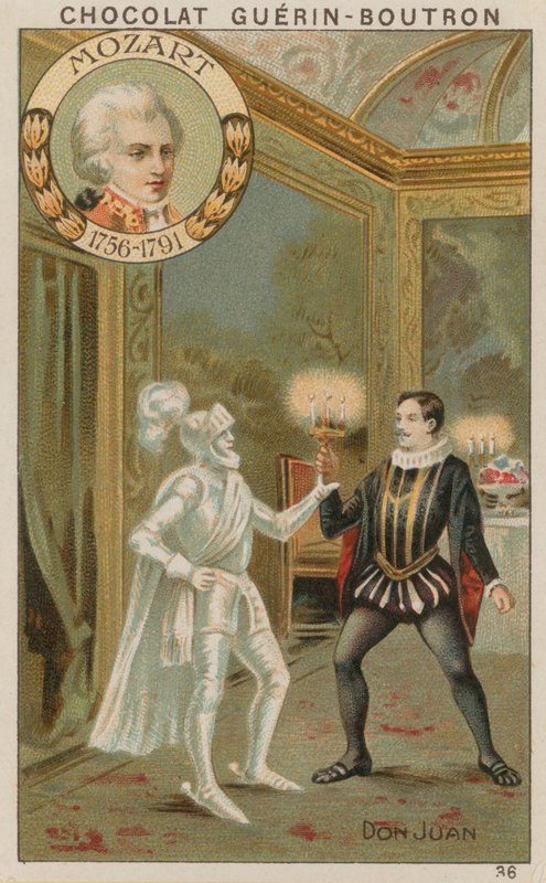 Mozart, Don Juan autorstwa French School