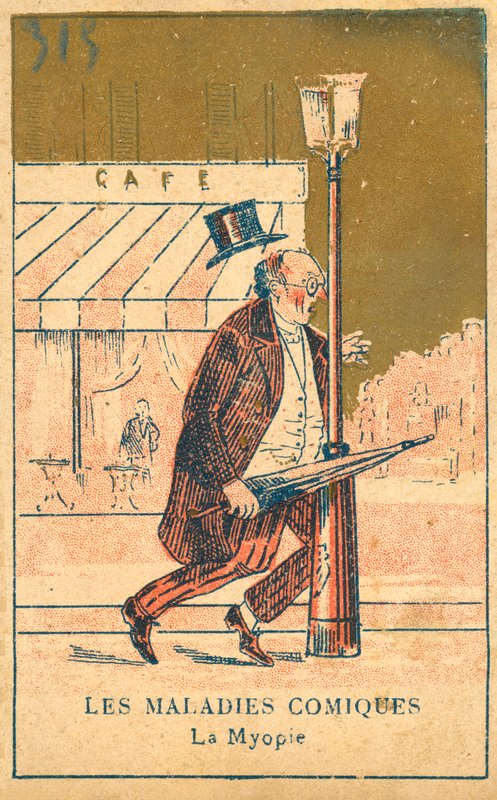 Krótkowzroczność (chromolitho) autorstwa French School