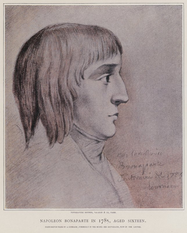 Napoleon Bonaparte w 1785 r. autorstwa French School