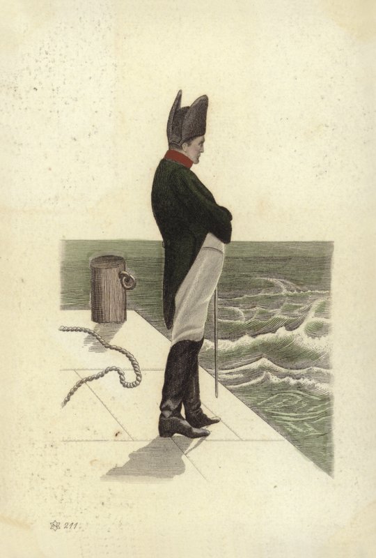 Napoleon I (litografia kolorowa) autorstwa French School