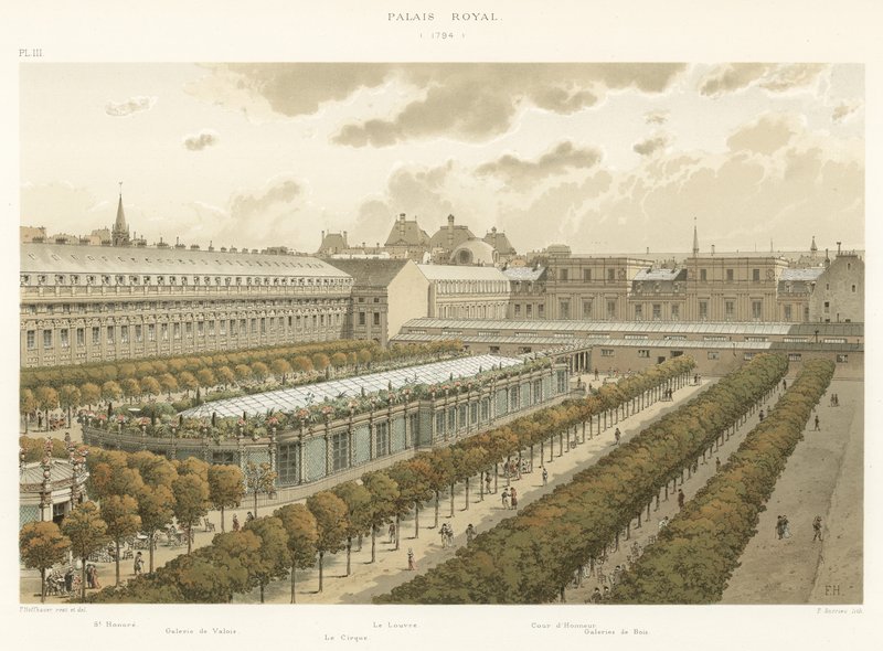 Pałac Królewski, 1794 autorstwa French School