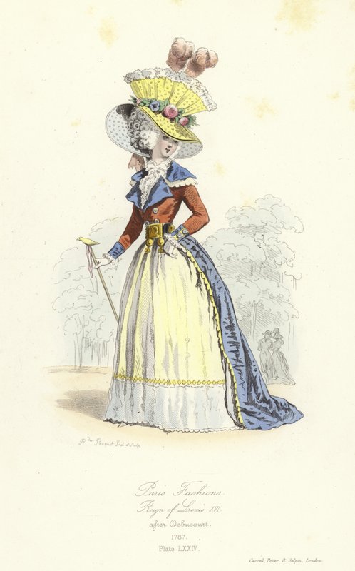 Moda paryska, panowanie Ludwika XVI autorstwa French School