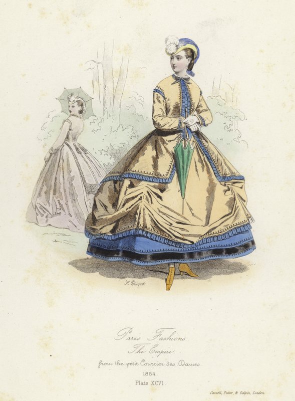 Moda paryska, czas Drugiego Cesarstwa autorstwa French School
