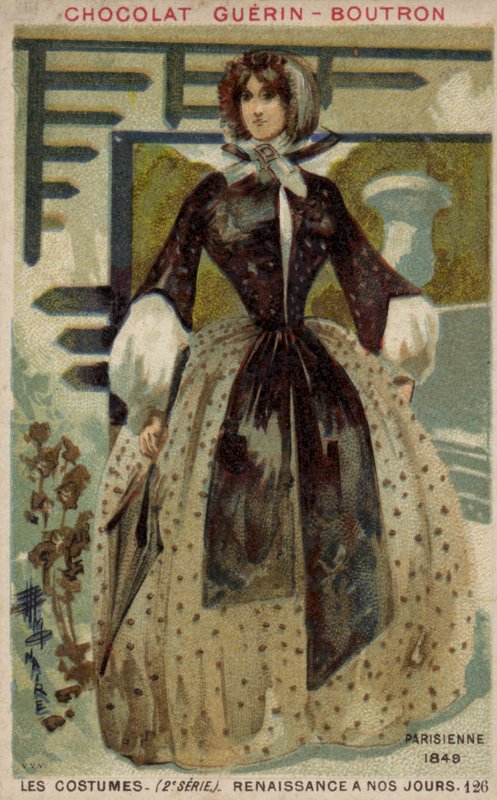 Moda paryska, 1848 autorstwa French School