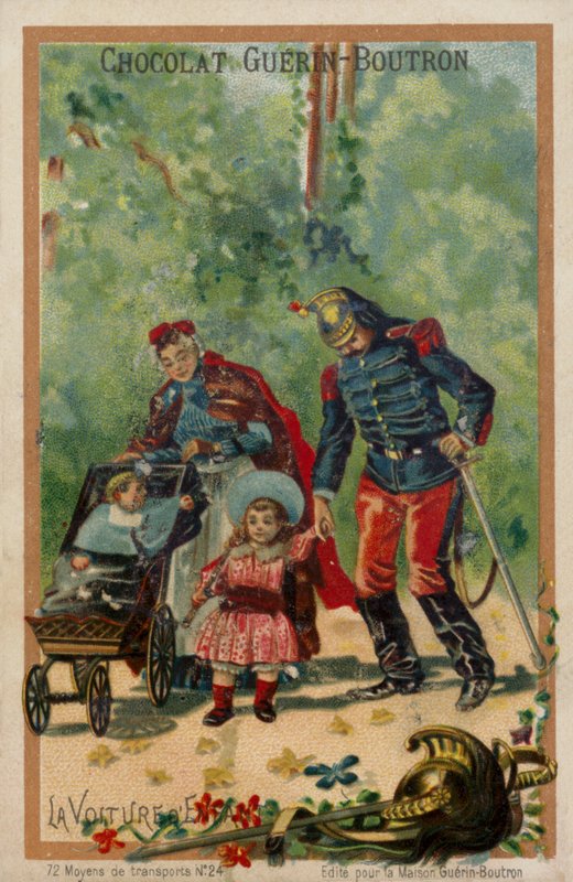 Wózek (chromolitho) autorstwa French School