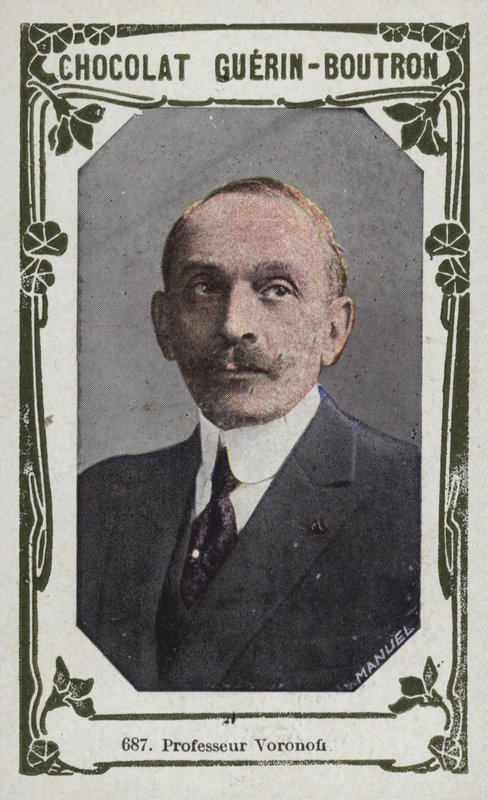 Profesor Voronoff (kolorowe zdjęcie) autorstwa French School