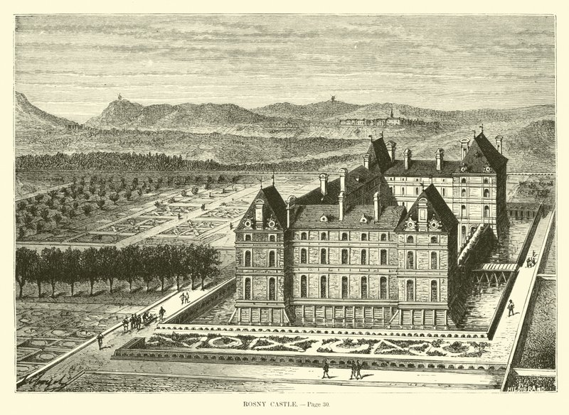 Zamek Rosny autorstwa French School
