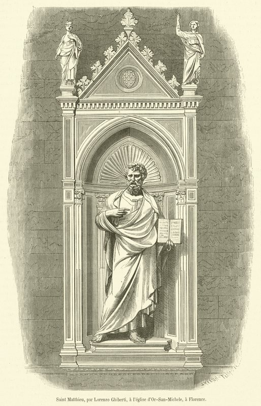Święty Matthieu (rycina) autorstwa French School