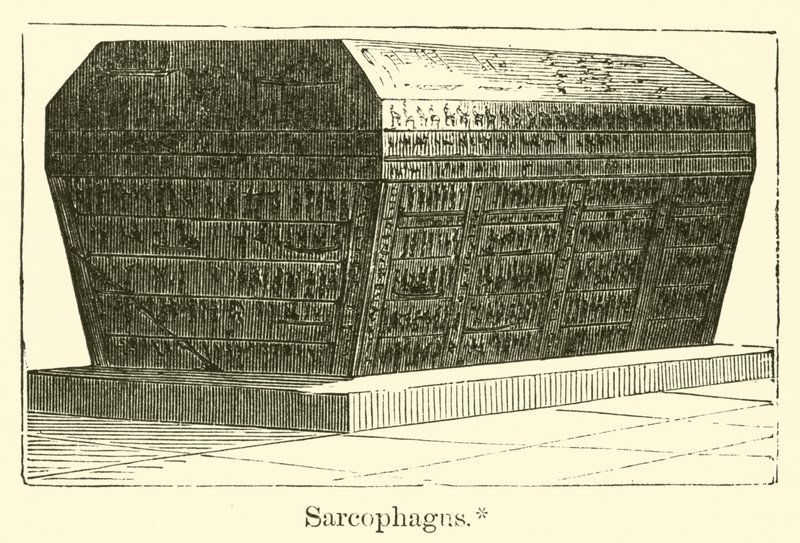 Sarkofag (grafika) autorstwa French School