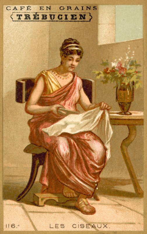 Nożyczki (chromolitho) autorstwa French School