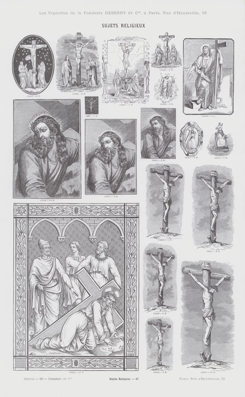 Przedmioty religijne (grafika) autorstwa French School