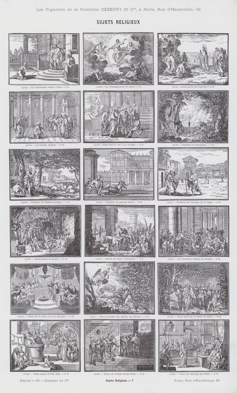 Przedmioty religijne (grafika) autorstwa French School