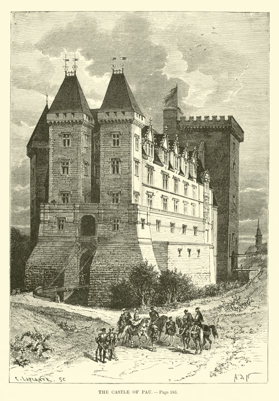 Zamek Pau autorstwa French School
