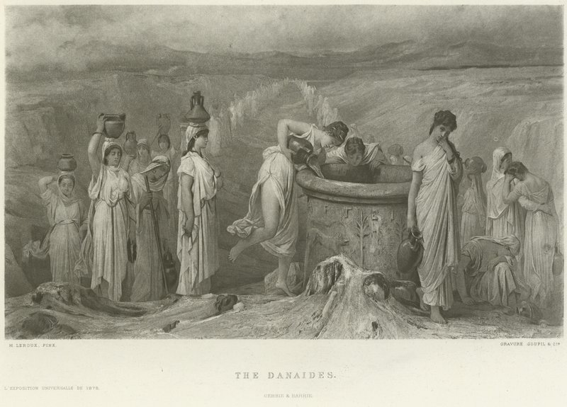 Danaides (grawiura) autorstwa French School