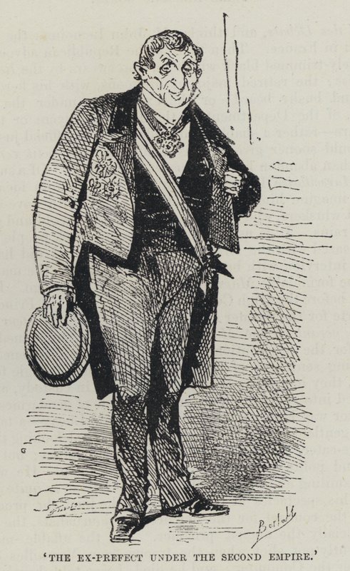 "Były prefekt w czasach Drugiego Cesarstwa" (rycina) autorstwa French School