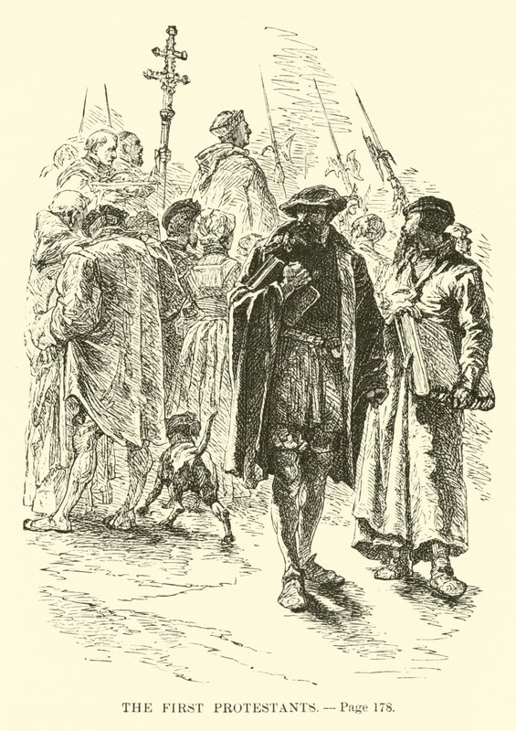 Pierwsi protestanci autorstwa French School