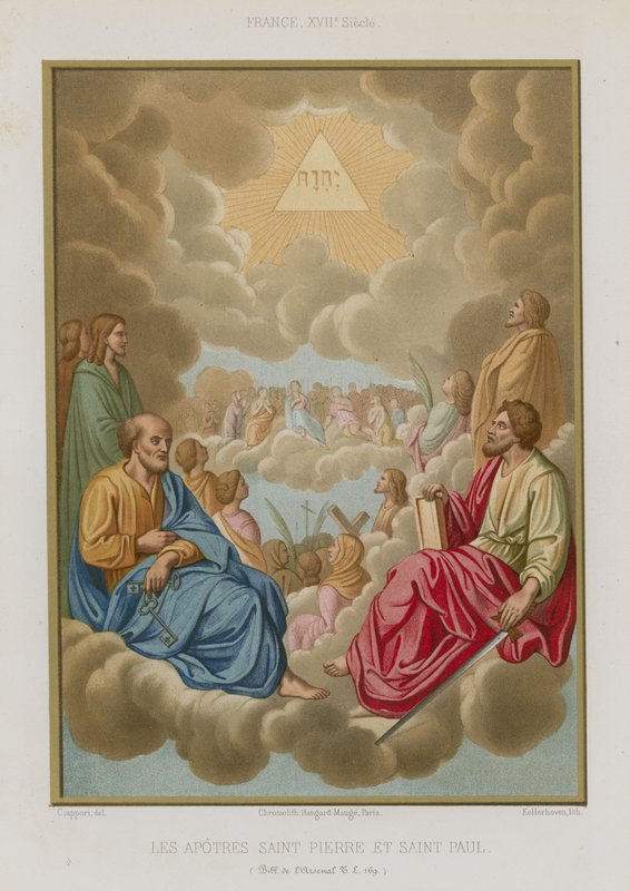 Apostołowie św. Piotr i św. Paweł autorstwa French School