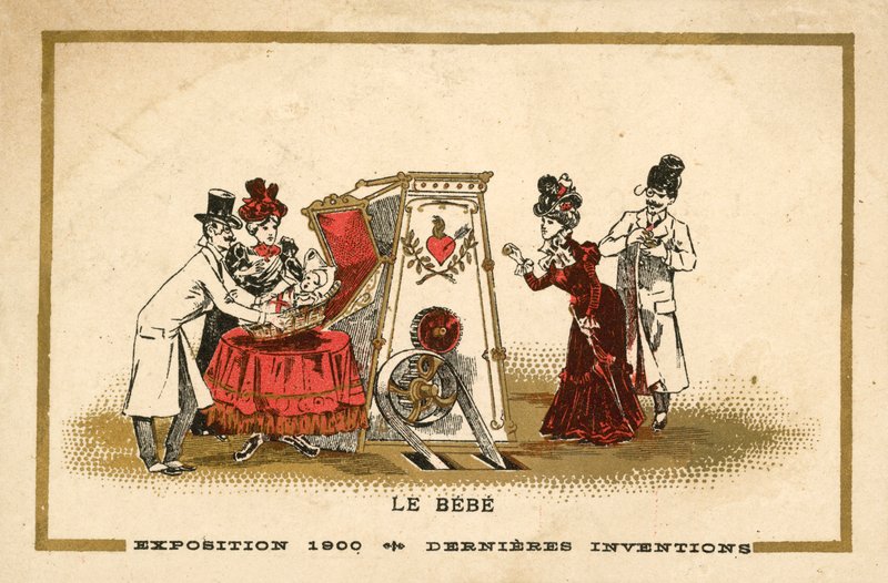 Dziecko (chromolitho) autorstwa French School