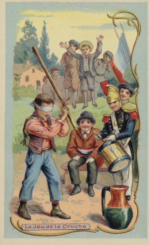 Gra w dzbanek (chromolitho) autorstwa French School