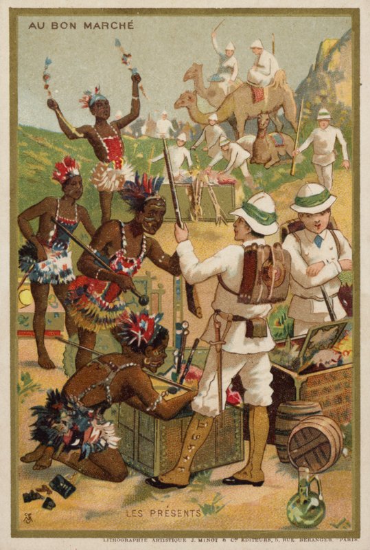 Prezenty (chromolitho) autorstwa French School