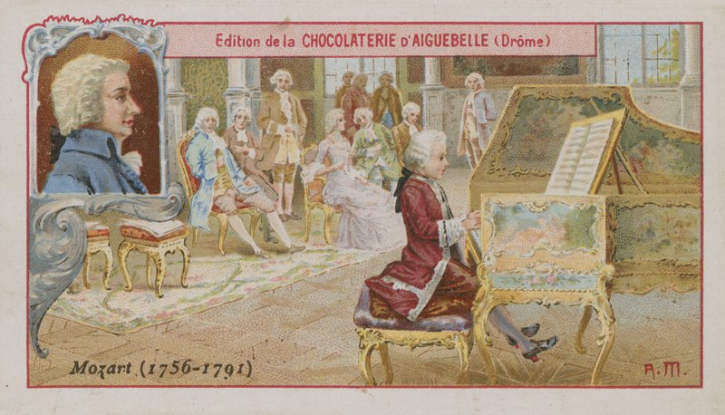 Wolfgang Amadeus Mozart, austriacki kompozytor autorstwa French School