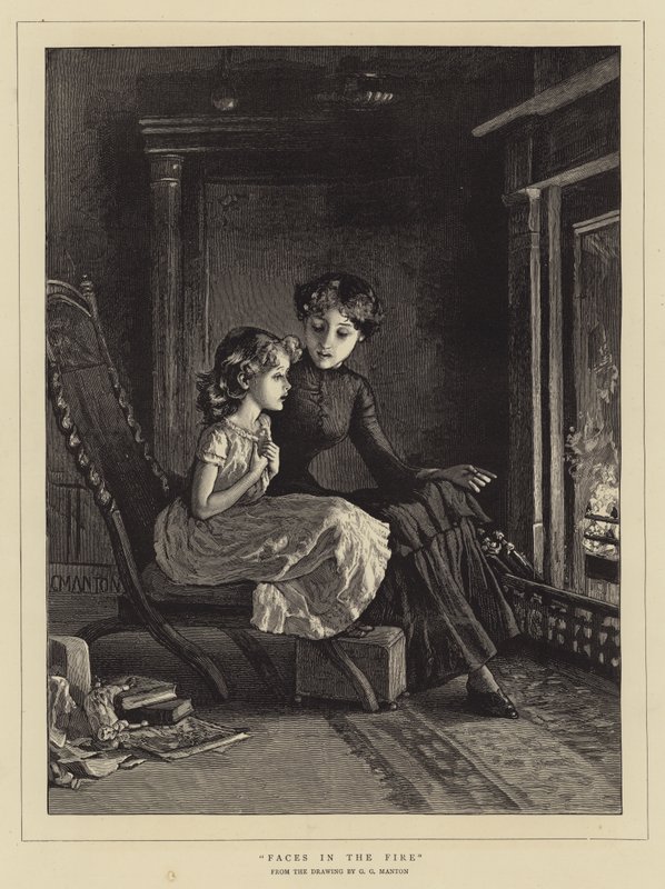 Twarze w ogniu autorstwa G. Grenville Manton