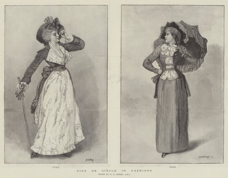 Fins de Siecle w Fashions autorstwa George Adolphus Storey