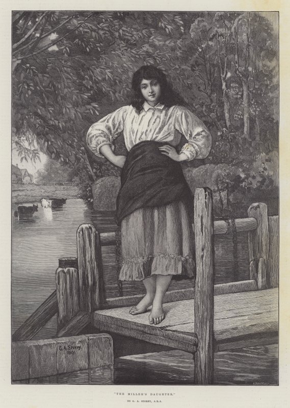 córka Millera autorstwa George Adolphus Storey