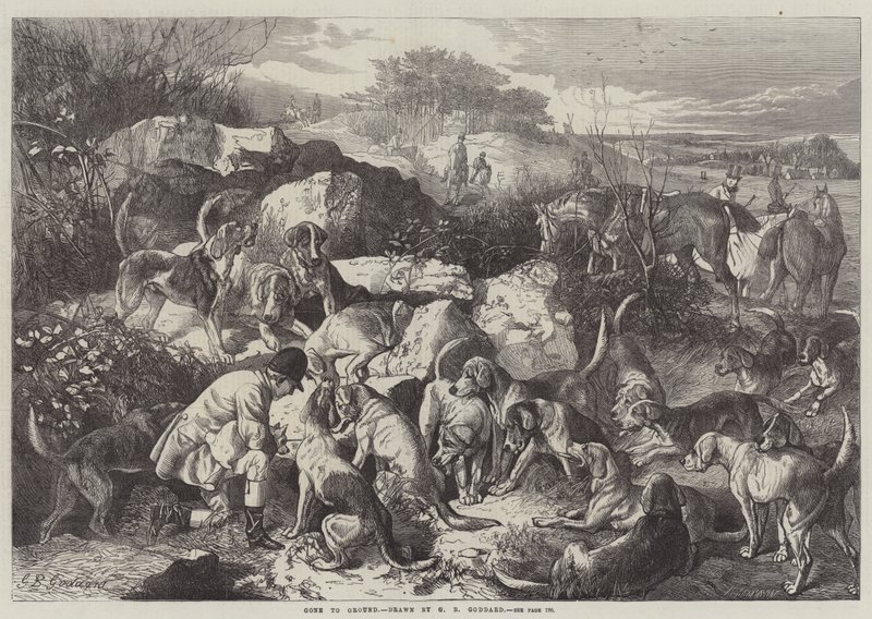Gone to Ground autorstwa George Bouverie Goddard