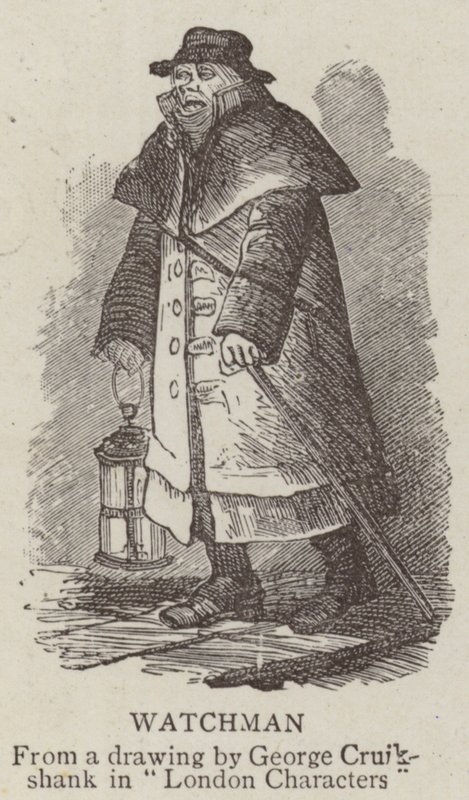 Stróż autorstwa George Cruikshank