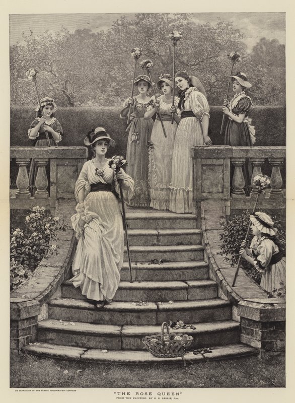 Królowa Róż autorstwa George Dunlop Leslie