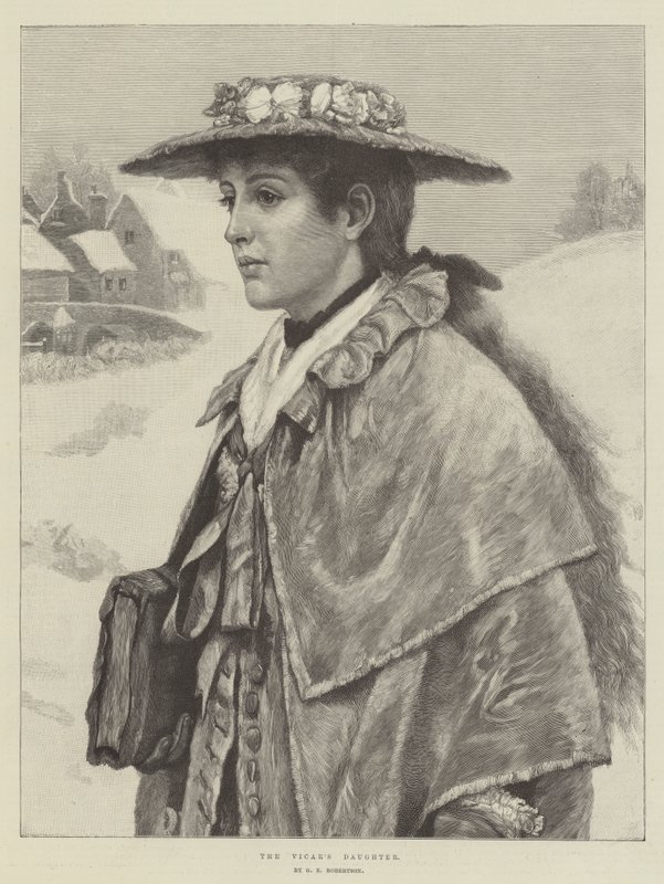 Córka Pastora autorstwa George Edward Robertson